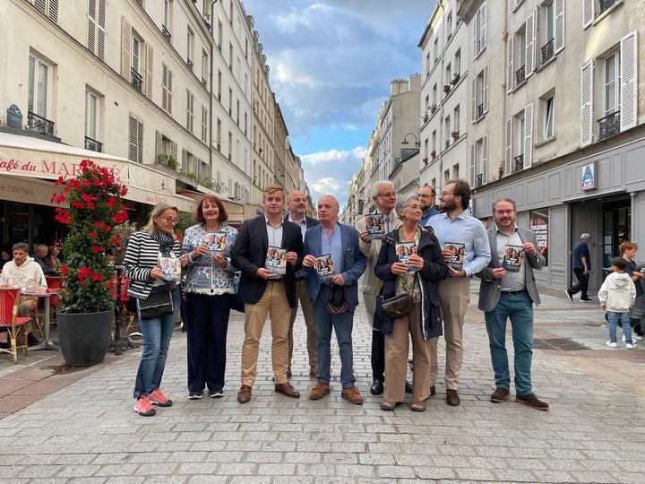 Tractage dans les rues de Paris
