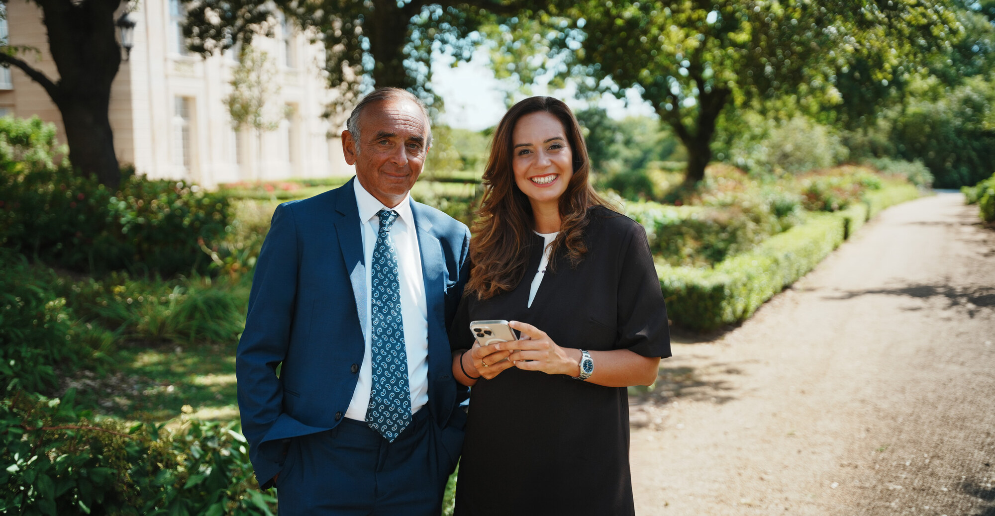 Éric Zemmour et Sarah Knafo